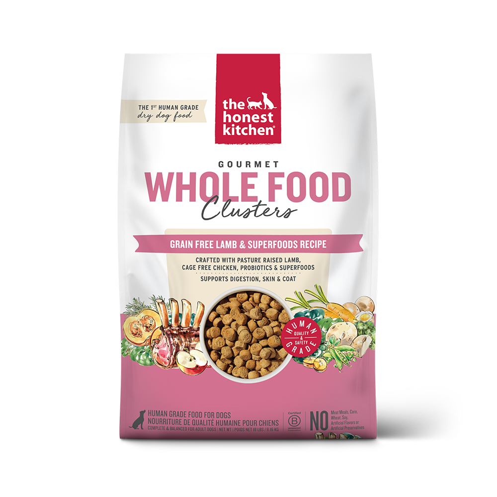 The Honest Kitchen - Dog - Whole Food Clusters Grain Free Lamb & Superfoods