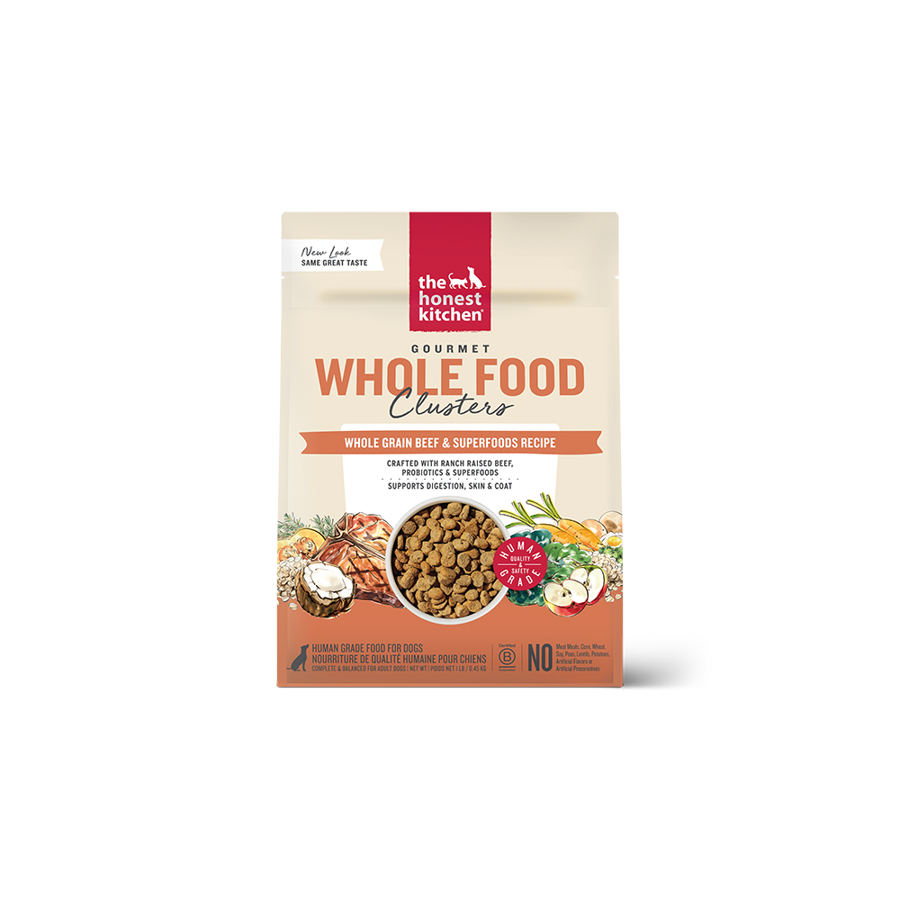 The Honest Kitchen - Dog - Whole Food Clusters Whole Grain Beef