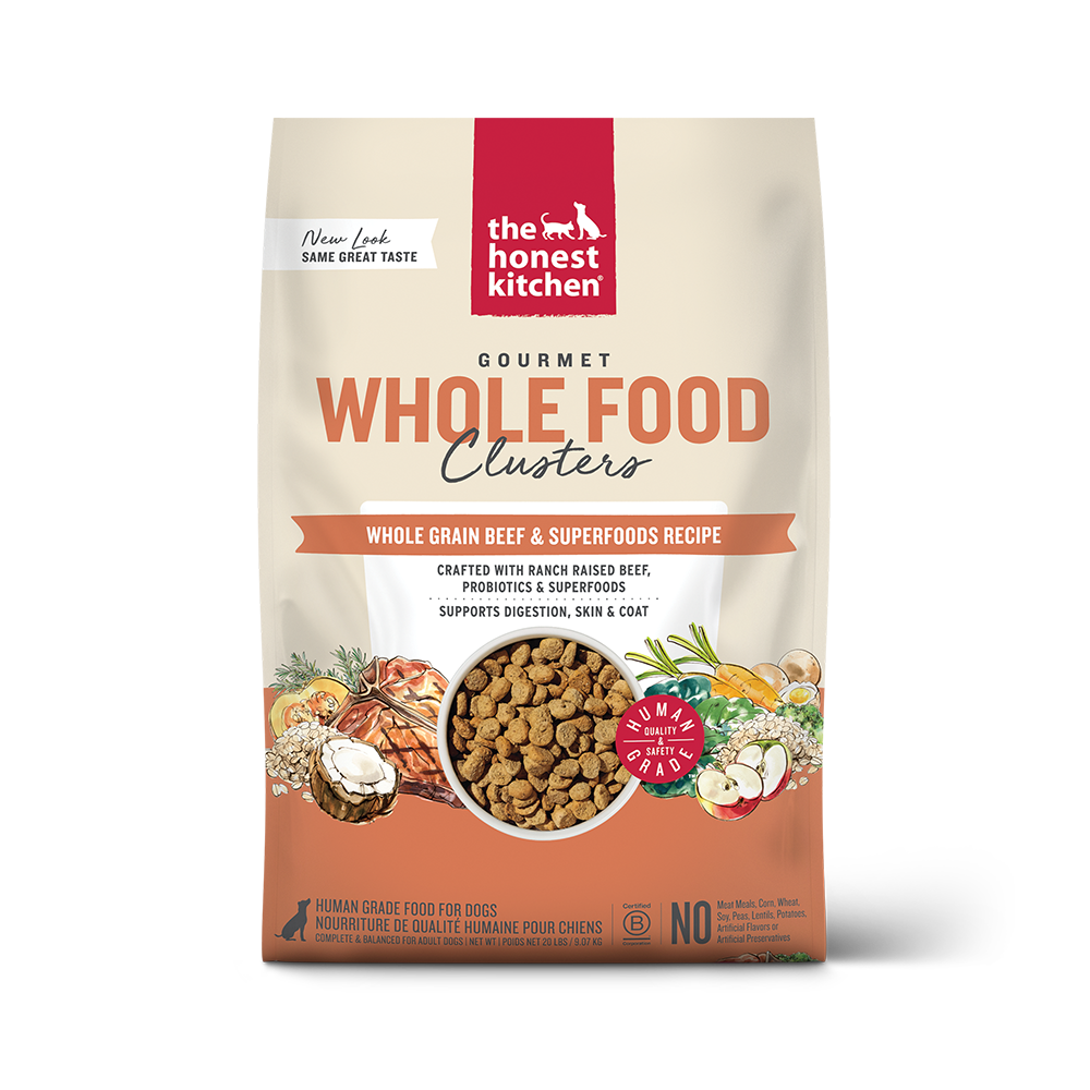 The Honest Kitchen - Dog - Whole Food Clusters Whole Grain Beef