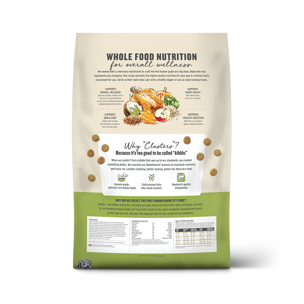 The Honest Kitchen - Dog - Whole Food Clusters Whole Grain Chicken
