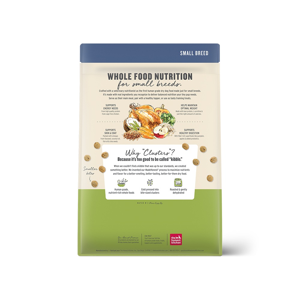 The Honest Kitchen - Dog - Whole Food Clusters Whole Grain Small Breed Chicken