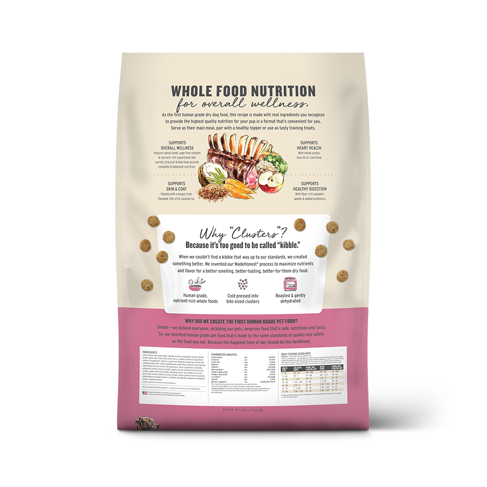 The Honest Kitchen - Dog - Whole Food Clusters Whole Grain Lamb & Superfoods