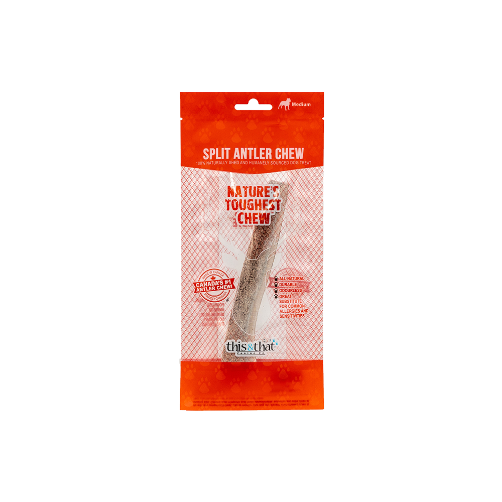 This & That Canine Co. - Dog - Split Antler Chew