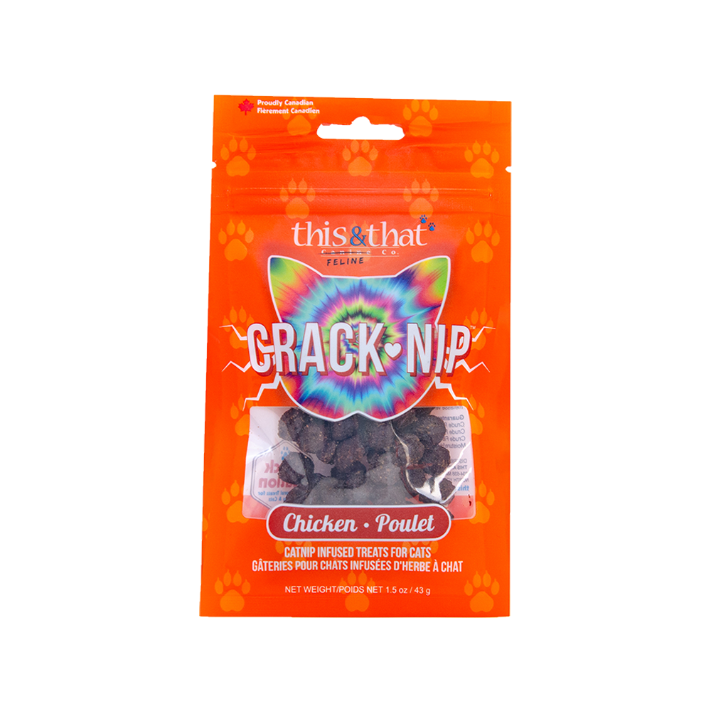 This & That Canine Co. - Cat - Snack Station Treats Crack-Nip Chicken