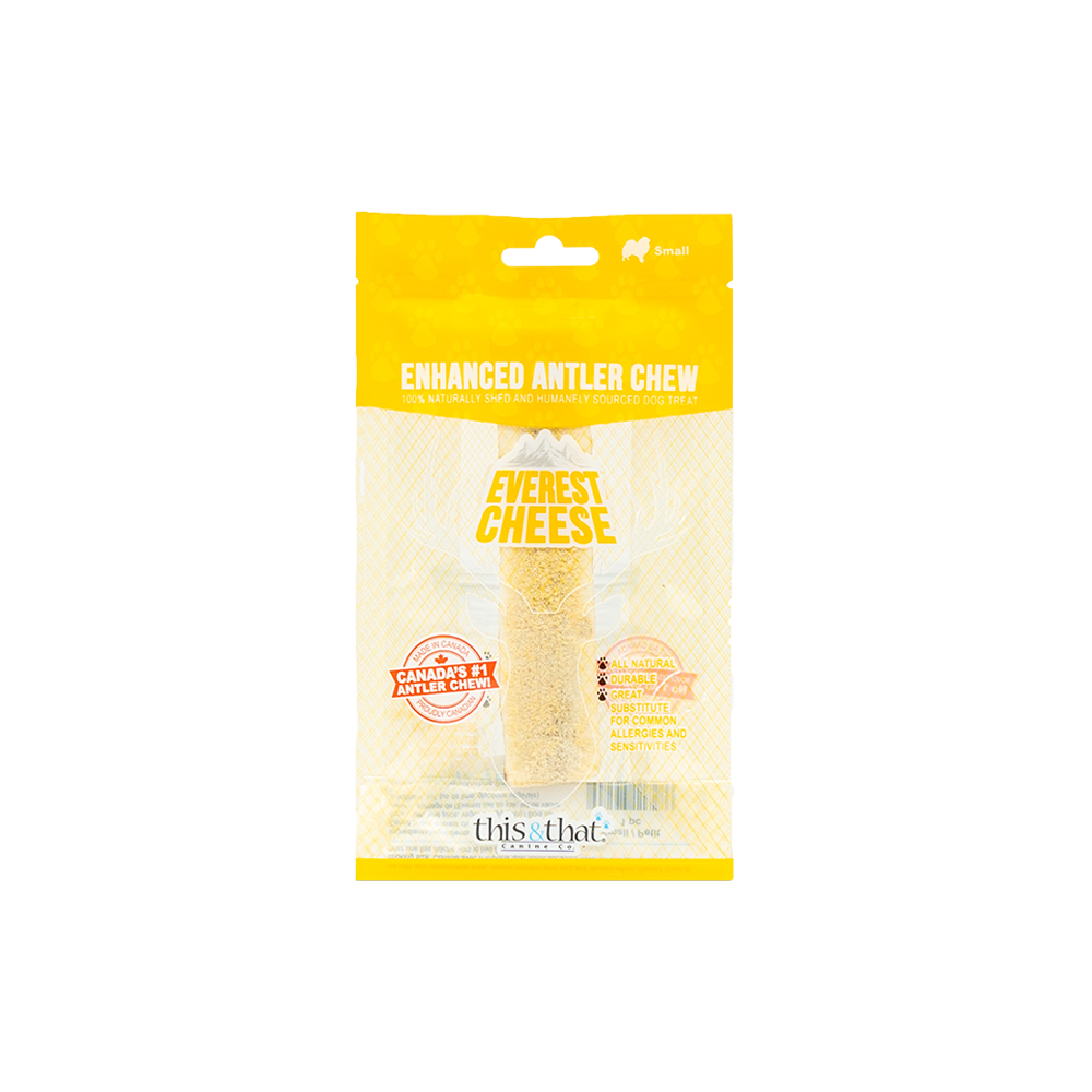 This & That Canine Co. - Dog - Enhanced Antler Chew Everest Cheese