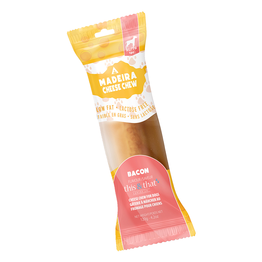 This & That Canine Co. - Dog - Madeira Cheese Chew Bacon Single