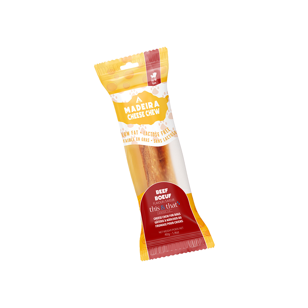This & That Canine Co. - Dog - Madeira Cheese Chew Beef Single
