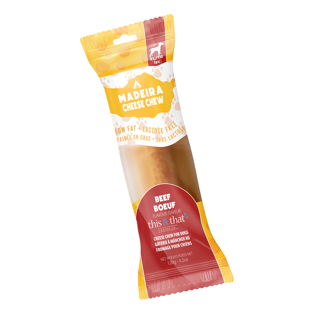 This & That Canine Co. - Dog - Madeira Cheese Chew Beef Single