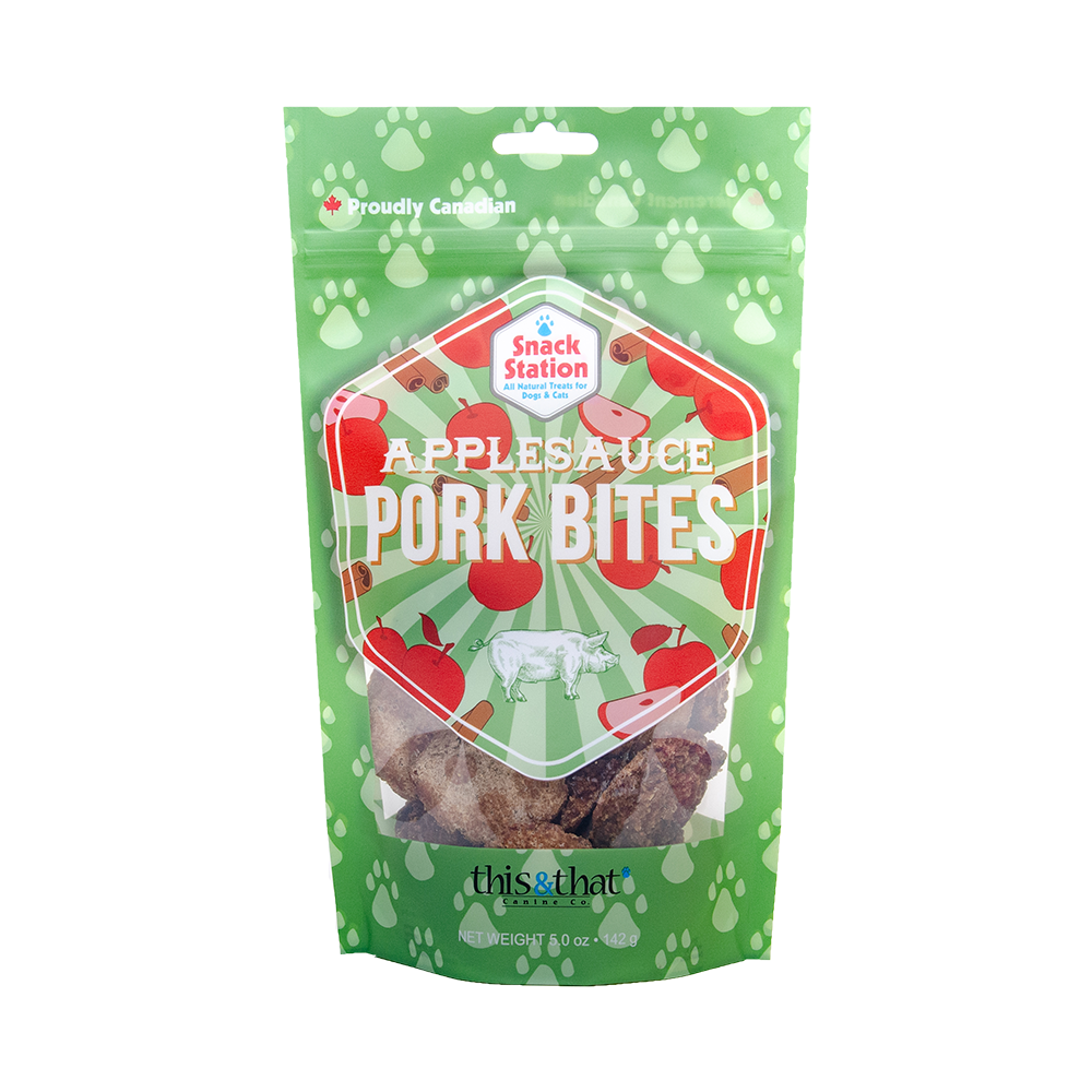 This & That Canine Co. - Dog - Snack Station Applesauce Pork Bites