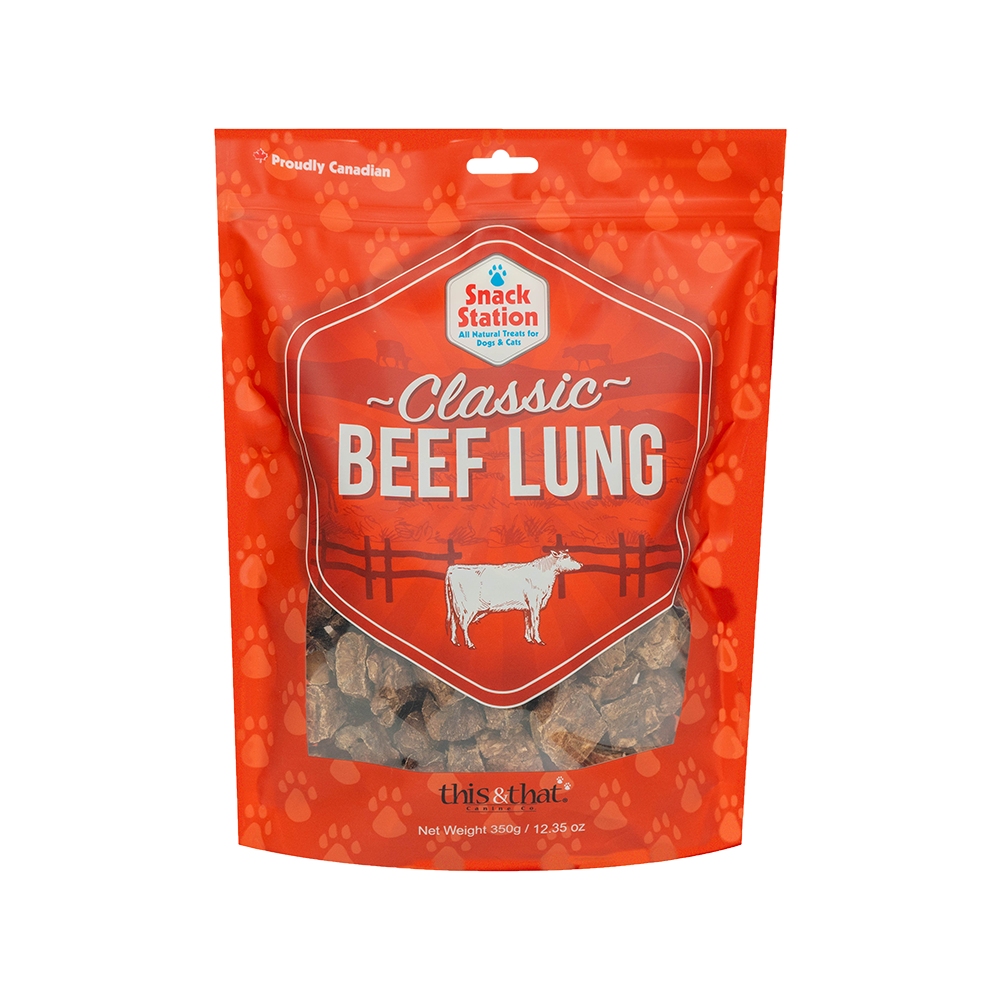 This & That Canine Co. - Dog - Snack Station Beef Lung