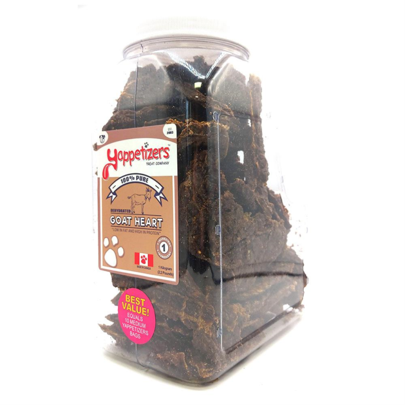 Yappetizers - Dog - Dehydrated Treats Pure Goat Heart