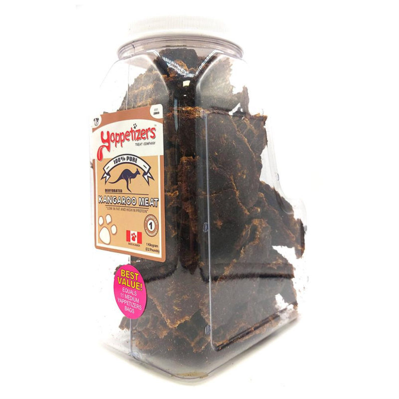 Yappetizers - Dog - Dehydrated Treats Pure Kangaroo Meat