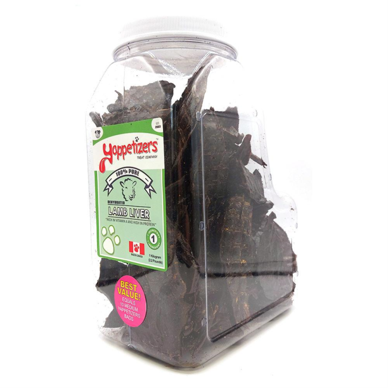Yappetizers - Dog - Dehydrated Treats Pure Lamb Liver