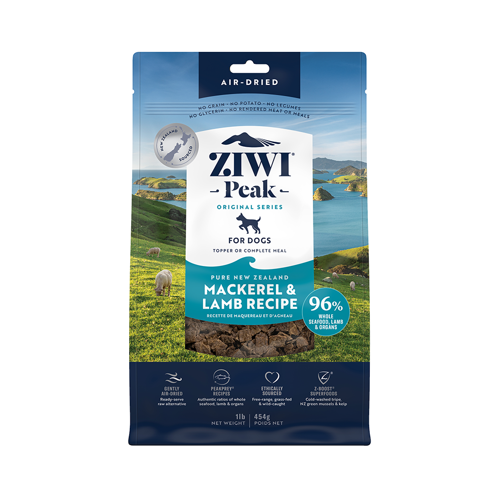 Ziwi Peak - Dog - Air Dried Mackerel & Lamb