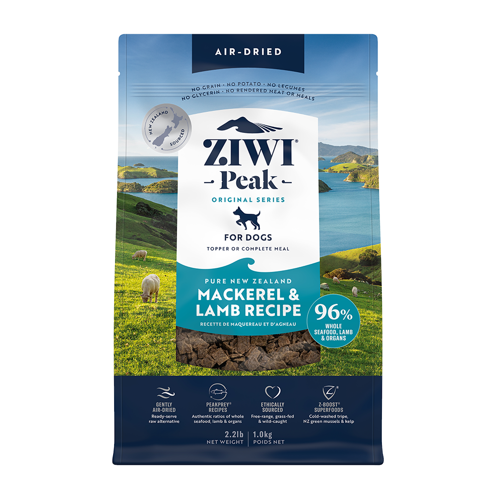 Ziwi Peak - Dog - Air Dried Mackerel & Lamb