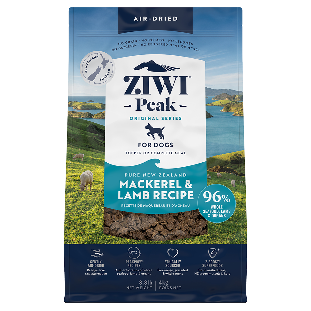 Ziwi Peak - Dog - Air Dried Mackerel & Lamb