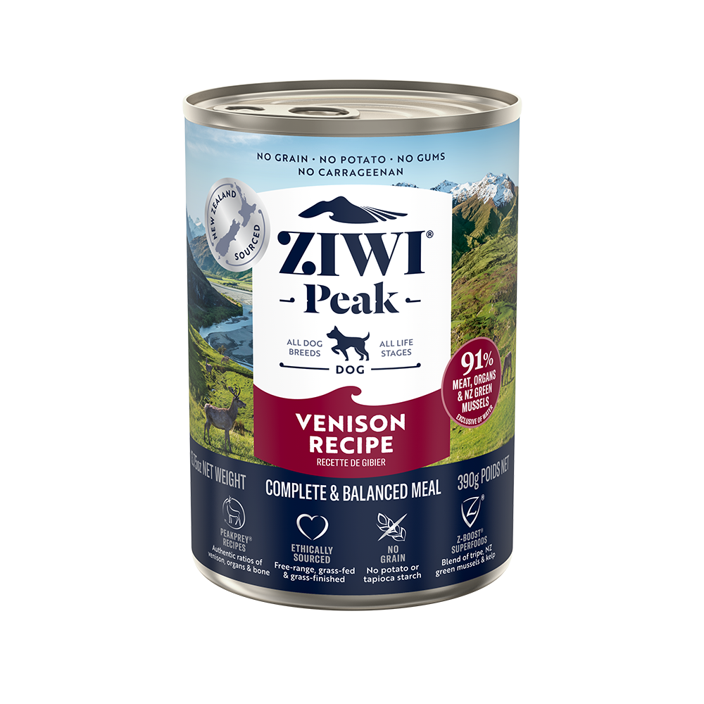 Ziwi Peak - Dog - Canned Venison Recipe