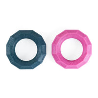 ZippyPaws - Dog - Zippytuff+ 2 Packsmall Magenta & Emerald Ring