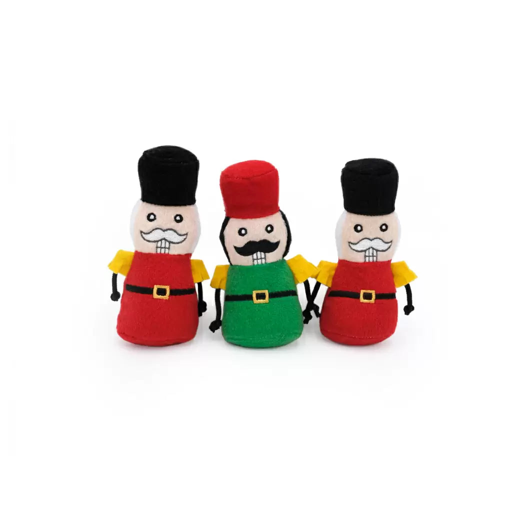 ZippyPaws - Dog - Holiday Miniz Nutcrackers