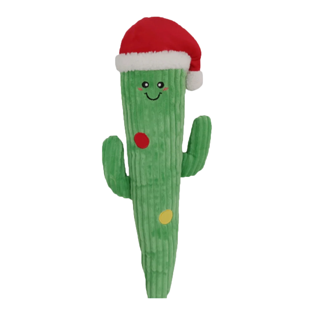 ZippyPaws - Dog - Holiday Jigglerz Christmas Cactus