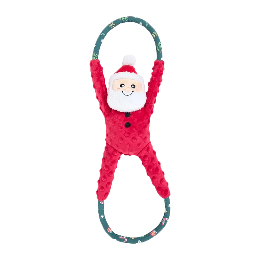 ZippyPaws - Dog - Holiday RopeTugz Santa