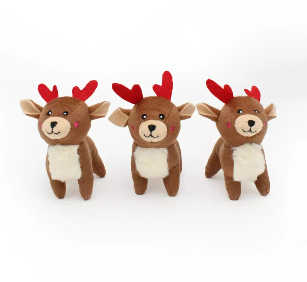 ZippyPaws - Dog - Holiday Miniz Reindeer