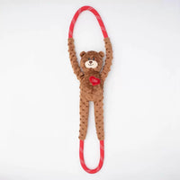 ZippyPaws - Dog - Valentine RopeTugz Bear
