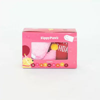 ZippyPaws - Dog - Birthday Box Pink 3pk