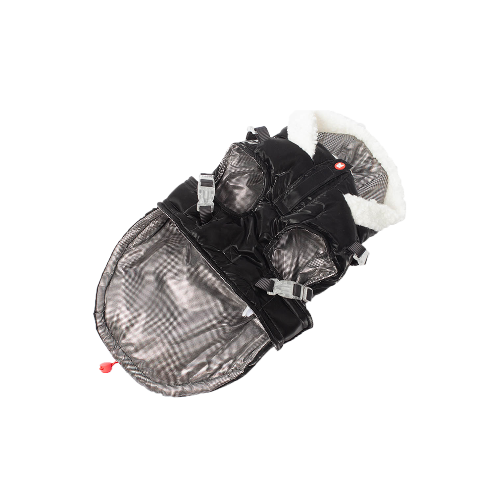 Silver Paw - Dog - Zara Puffer Jacket Black