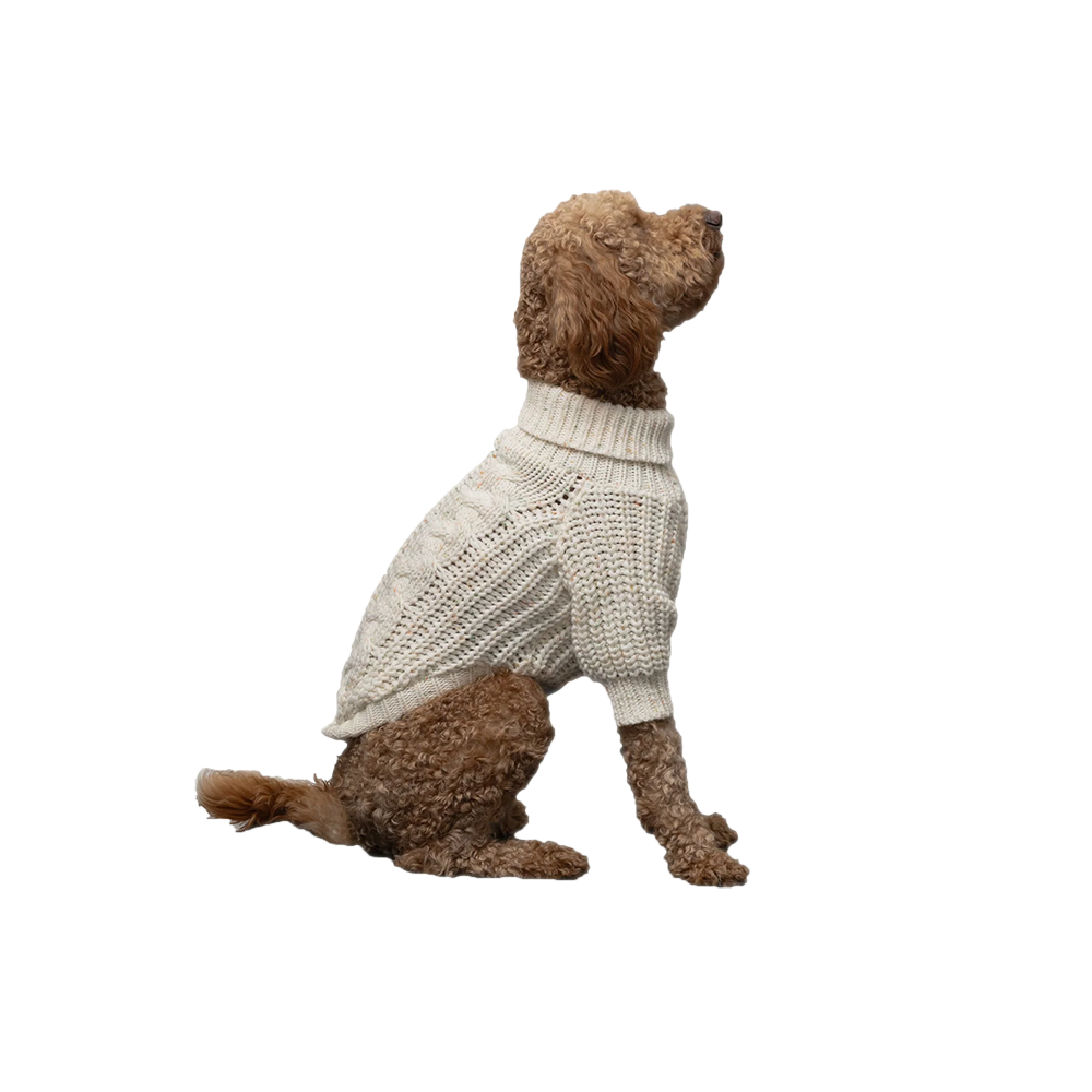 Goo-eez - Dog - Heavy Knit Sweater Oatmeal