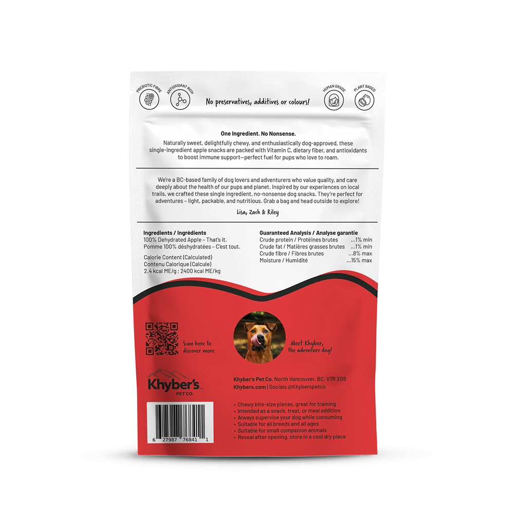 Khyber's Pet Company - Dog - Single Ingredient Just Apple