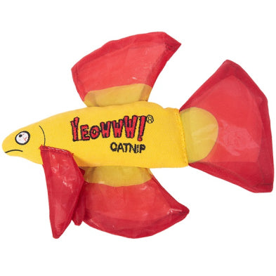 Yeowww! - Cat - Mo Betta Fish Red