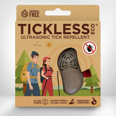 Tickless - Human - Eco Easy-on Clip or Cord Brown