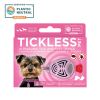 Tickless - Cat & Dog - Pet Classic Pink Medallion
