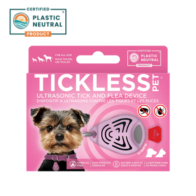 Tickless - Cat & Dog - Pet Classic Pink Medallion