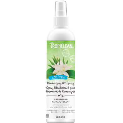 Tropiclean - Dog - Deodoring Spray Baby Powder