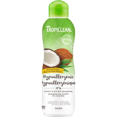 Tropiclean - Cat & Dog - Puppy & Kitten Coconut Hypo Allergenic Shampoo