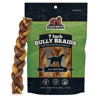 Redbarn - Dog - Beef Braided Bully Stick 7in 3pk