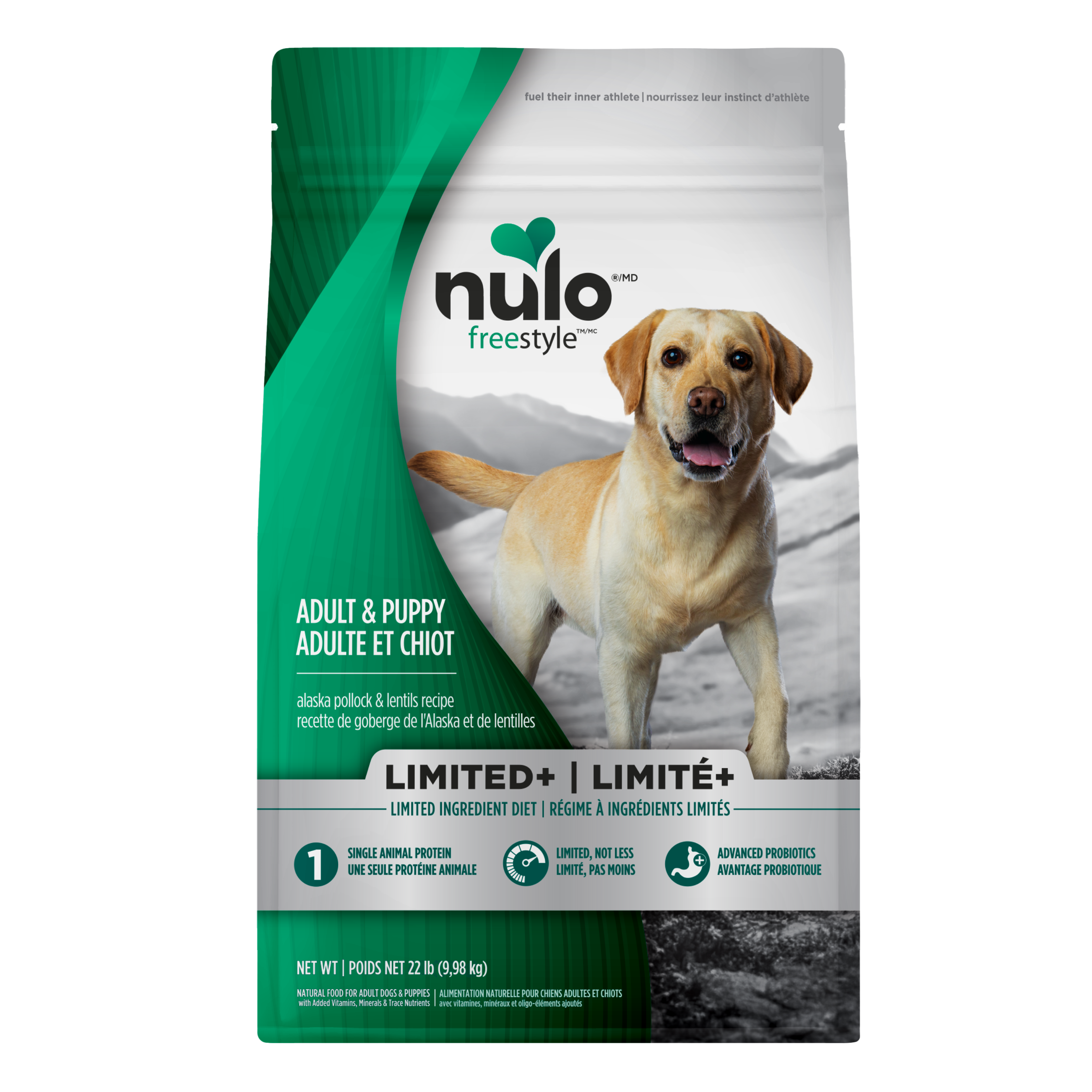 Nulo - Dog - Freestyle Limited+ Grain Free Pollock & Lentils 