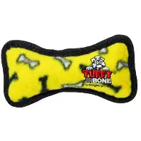 Tuffy's - Dog - Jr Bone Yellow and Ring Red Paw 2pk