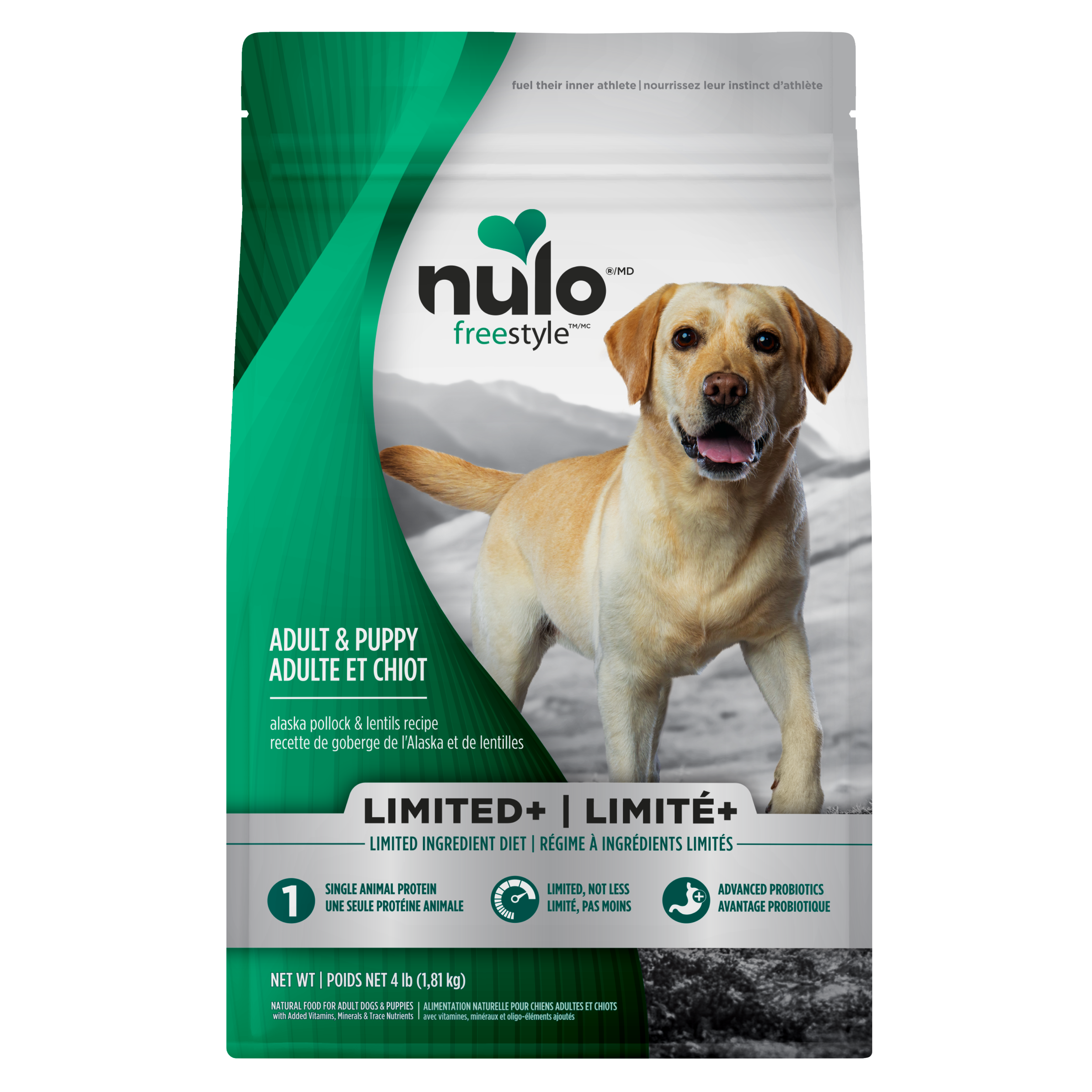 Nulo - Dog - Freestyle Limited+ Grain Free Pollock & Lentils 