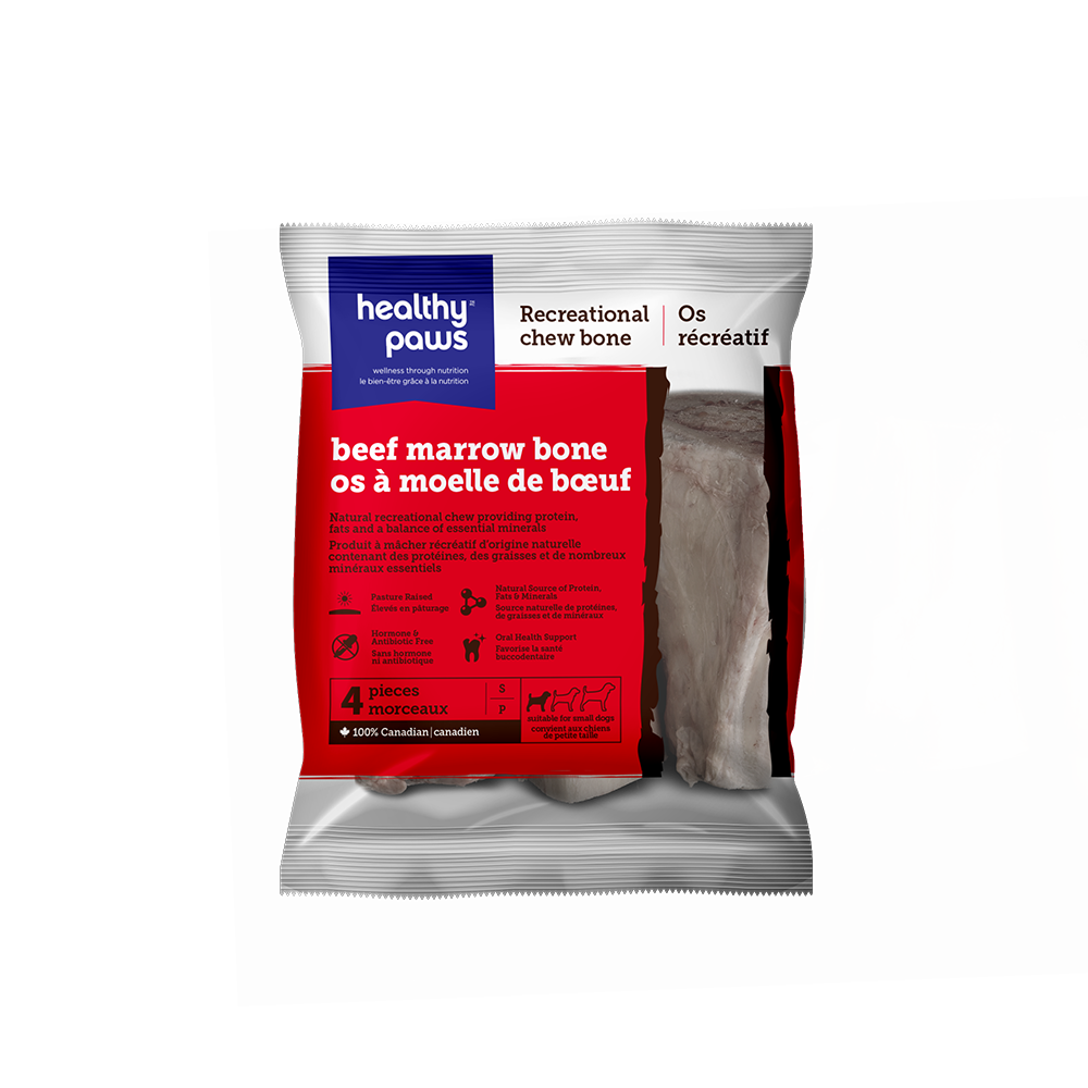 Healthy Paws - Dog - Frozen Raw Recreational Beef Marrow Bones