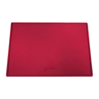 Goo-eez - Dog - Silicone Placemat W Anti-Spill Edges Burgundy