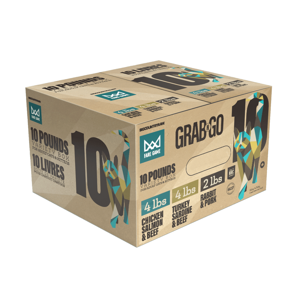 Big Country Raw - Cat - Fare Game Grab N Go Variety Box