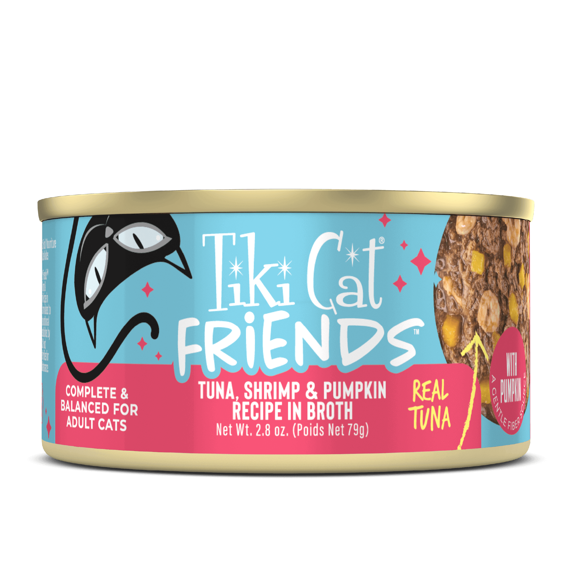 Tiki Cat - Friends Tuna Shrimp Pumpkin in Broth