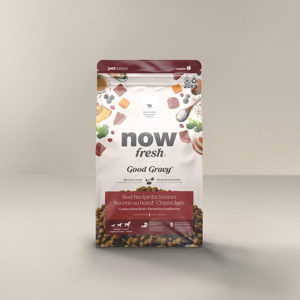 Now Fresh - Dog - Good Gravy Senior Beef Recipe with Ancient Grains