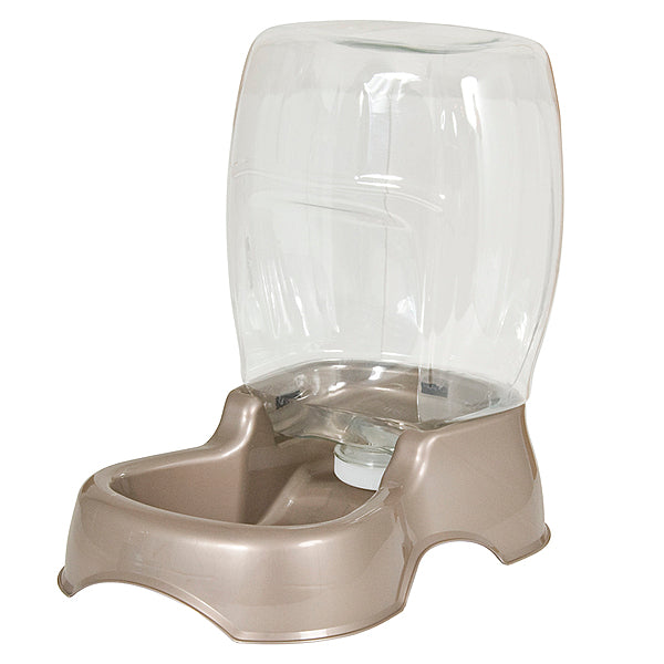 Petmate - Cat & Dog - Cafe Pet Waterer Pearl Tan