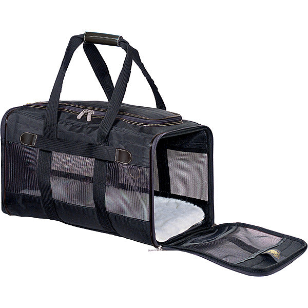 Petwise Sherpa - Cat & Dog - Pet Carrier Original Deluxe Black