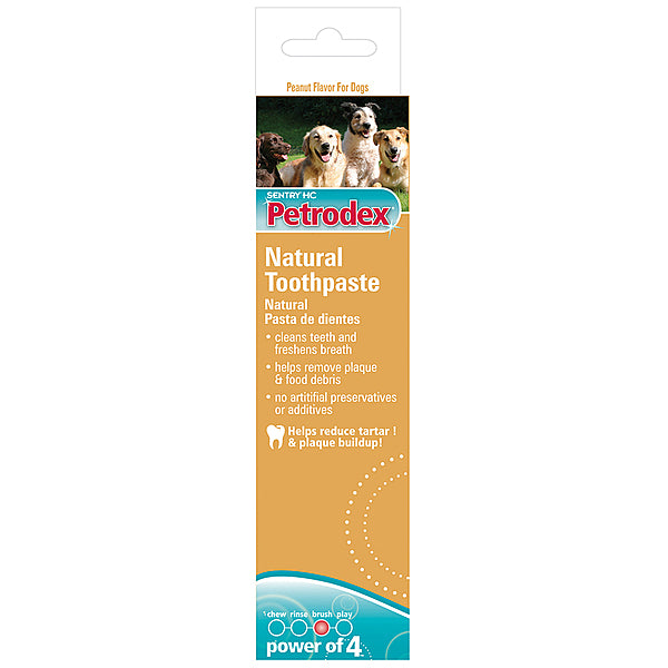 Petrodex - Dog - Natural Toothpaste Peanut Flavor