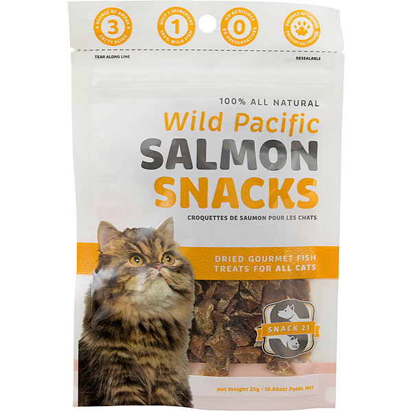 Snack 21 - Cat - Snacks Treats Wild Pacific Salmon